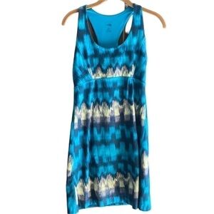 THE North Face Blue and Green Racer Back Dress. Size Small.